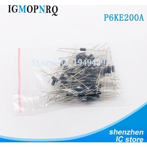 20pcs 600W DO-15 P6KE200A ESD suppressor /TVS diode 600W 200V Unidirect New