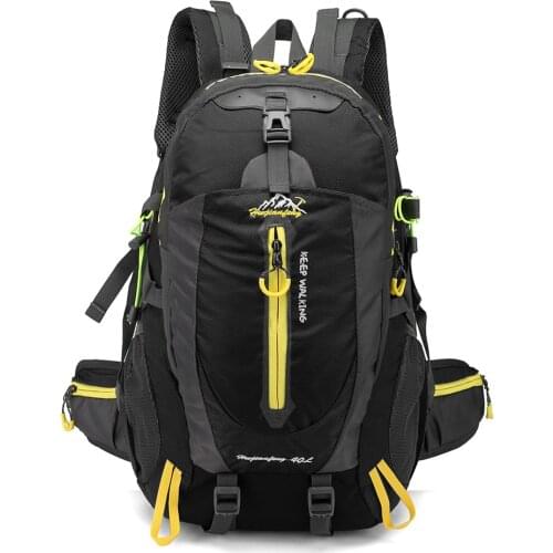 40L Outdoor Sports Bag Waterproof Climbing Backpack Rucksack Travel Backpack Camping Hiking Backpack Women Trekking Bag For Men