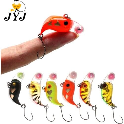 5pcs 2.5cm 3g hard plastic luminous lure small VIBE mini crank bais deep diving lure for night fishing tackle