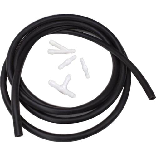 5PCS Windshield washer hose kit Car Accessories Replacement Washer Nozzle hose Connector Windshield Wiper Rubber Tube Universal