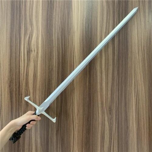 89cm 1:1 Sword Movie Cosplay Wolf Head Sword Prop Weapon Role Play Gift Safety PU Winter Frost Sword