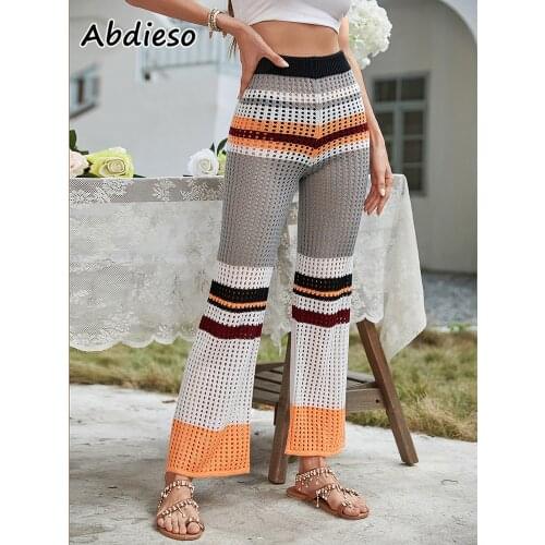 Женские трикотажные брюки Abdieso China At AliExpress