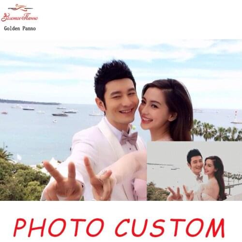 Diamond Painting Photos Custom Full Square Picture of Rhinestones Diamond Embroidery for Baby,Weeding and Parents gift 09