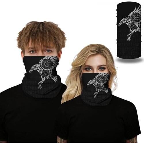 Seamless Balaclava Magic Scarf Neck Face Cover Ghost Floral Print Head Bandana Shield Headwear Bandanas Men Bicycle