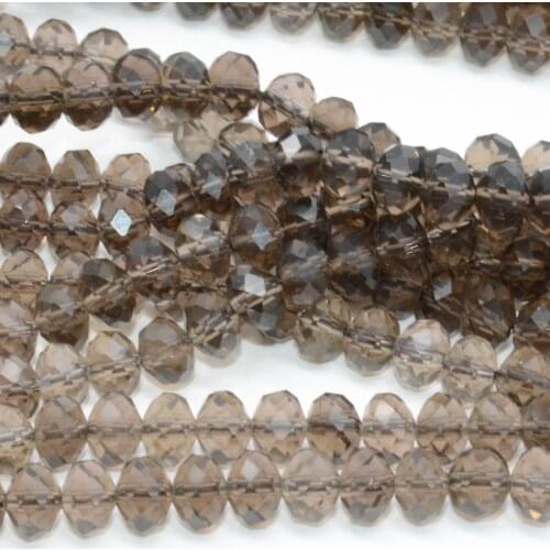 Natural Quartz / Jasper / Agate / Semi Precious Stone Faceted Roundel Beads 6mmx4mm