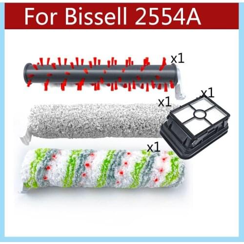 For Bissell 2554A Home Accessories Spare Parts Hepa Filter Floor Carpet Multi-function Pet Roller Brush Vacuum Cleaner Parts