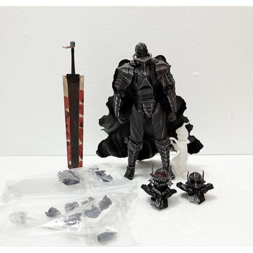 Figma 410 Figure Toys Berserk Black Swordman PVC Action Figure Model Toy Doll Christmas Gift