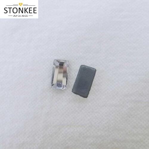 Hot Fix Stone Small Strip Shaped Rhinestone crystal&AB COLOR SK2510