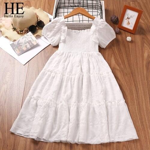HE Hello Enjoy Girl Dresses Toddler Kids Clothes 2020 New Winter Autumn Corduroy pleated lace princess dress Princess Dress