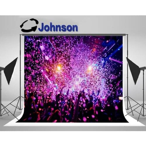 Concert Crowd photo backdrop High quality Computer print party background