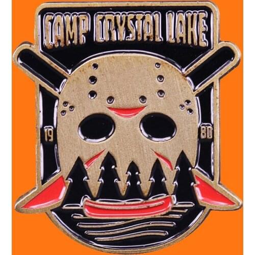 Creative Terror Enamel Pins Funny Anime Movies Metal Cartoon Brooch Backpack Hat Lapel Badges Halloween Fashion Jewelry Gifts