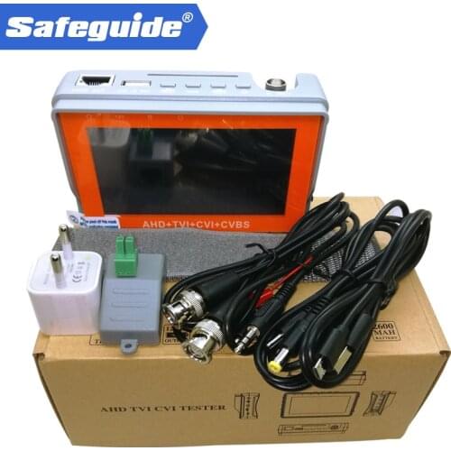 2019 hot saler 5MP 4.3 Inch LCD 4 In 1 CCTV For AHD TVI CVI CVBS with cctv tester