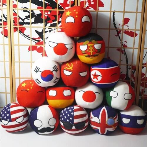 22 Sytle Polandball Plush Toys Pendant Anime Countryball Short Plush Stuffed Doll Mini Pillow 20cm Cosplay For Gift