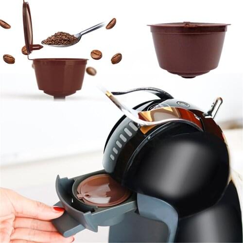 Reusable Coffee Capsule Filter Cup Coffee Machine Adapter Dripper Tea Baskets Pod Strainer for Nescafe Dolce Gusto Coffeeware