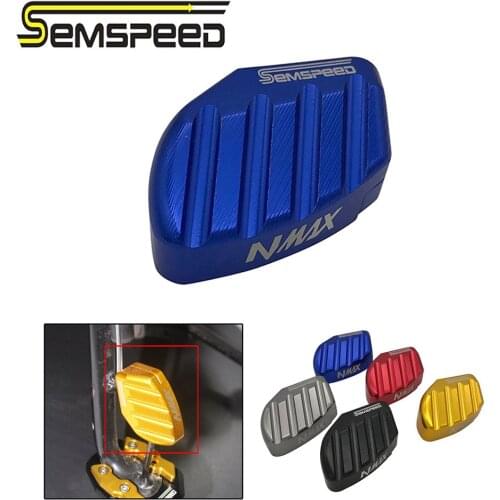 N-MAX LOGO Motorcycle CNC Kickstand For YAMAHA NMAX 155 125 150 NMAX155 2015-2019 Sidestand Foot Side Stand Extension Plate Pad