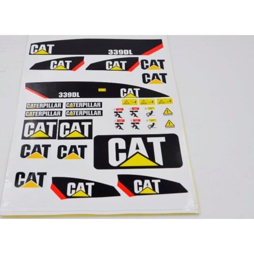 Stickers for 1/12 hydraulic rc excavator