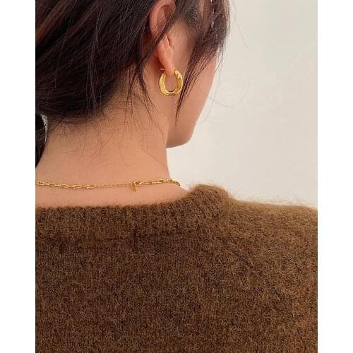 Amorita H31 Irregular Metal Earring