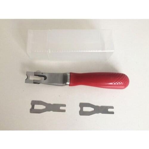 Vinyl Flooring Trimming Skiving Knife + 10Pcs Blades Welding Tool Trimming Knife