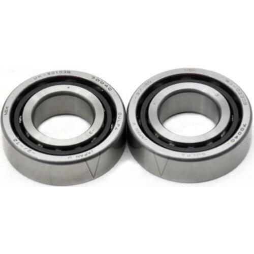 NSK Brand 1 Pair 7208 7208AC-2RZ-P4-DBB 40x80x18 Sealed Angular Contact Bearings Speed Spindle Bearings CNC ABEC 7