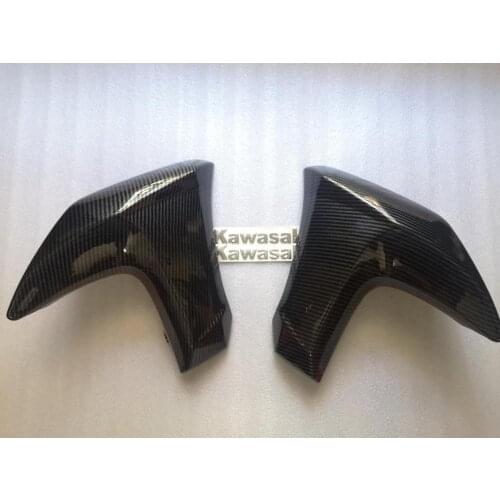 Fairings a pair Radiator cover fairing for KAWASAKI ER6N ER-6N ER 6N 2012 2013 2014 2015 2016 carbon surface good injeticon