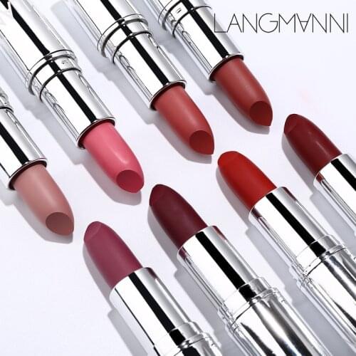 Nourish Lip Gloss Bullet Matte Lipstick Lasting Waterproof Non-stick Cup Moisturizing Make-up Gift Women Cosmetic Makeup Tool