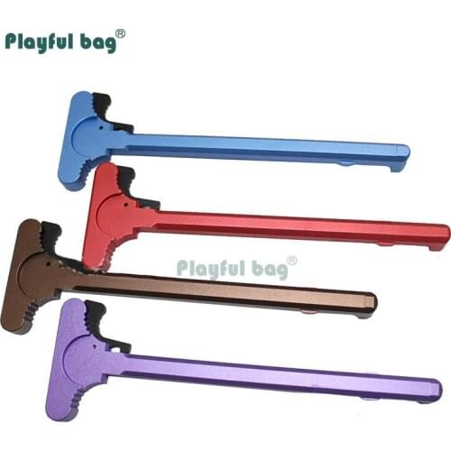 Playful bag Tactical CS sport Butterfly handle Colorful Charging Handle CS game gel ball gun decoration Toys parts AQA95