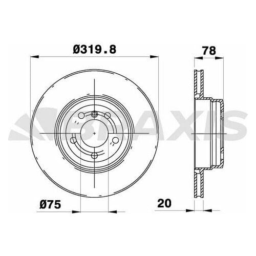 REAR BRAKE DİSKİ BMW X5 E70 LCI F15 X6 E71 34216771970