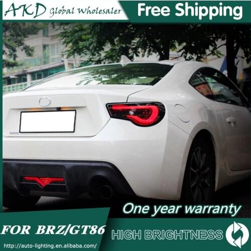 Tail Lamp For Subaru BRZ 2012-2019 TOYOTA GT86 FT86 Tail Lights Led Fog Lights DRL Daytime Running Lights Tuning Car Accessories