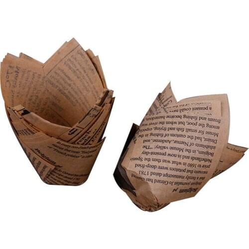 10pcs Pulp Cupcake Baking Cups, Muffin Baking Liners Holders, Cupcake Wrapper, Baking Paper Cupcake