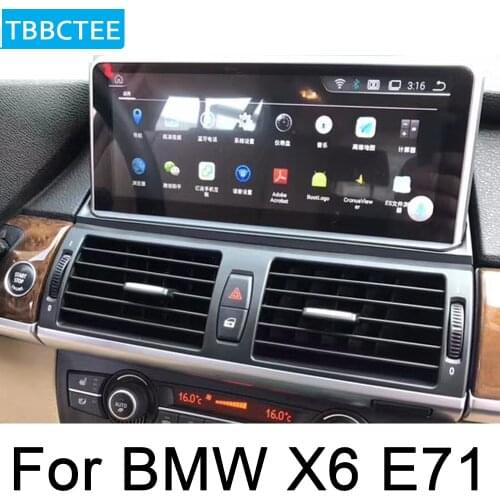 For BMW X6 E71 2011 2012 2013 CIC Android Car GPS DVD Multimedia Player Original Style HD Touch Screen Google System WIFI Map
