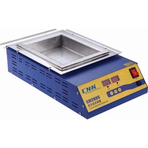 200S Lead-free Double Digital Solder Pot Soldering Soldering Desoldering Bath 200x150x45mm 9.8KG 2000W YSF-1000