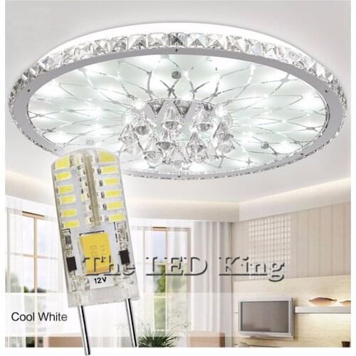 2019 New 1pcs G4 LED Lamps AC/DC 12V 6W Corn Light Bulb Droplight Chandelier 3014SMD Spotlight White/Warm white Lamp