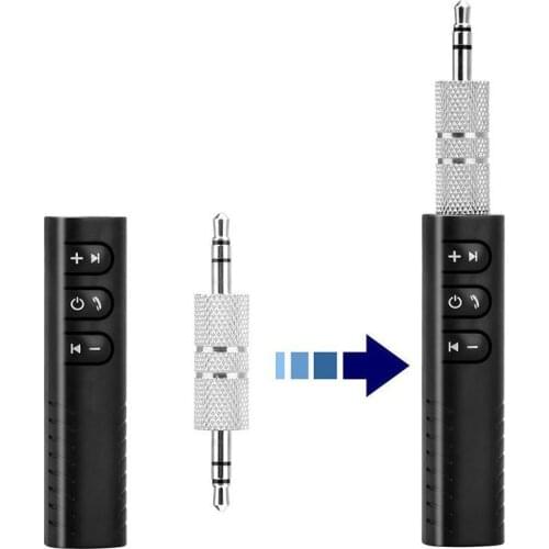 3.5MM jack Bluetooth-compatible Car Kit Hands free Music Audio Receiver Adapter Auto AUX Kit for Speaker Headphone Bluetooth Aux