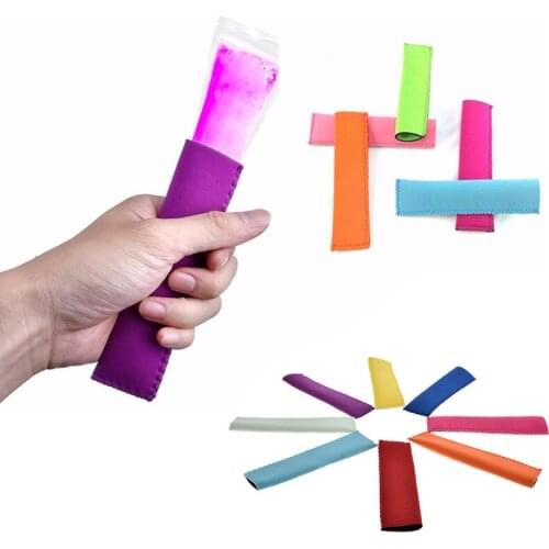 New 5pcs/lot Popsicle Cover Ice Sticks Cover Children Anti-cold Ice Cover Bag Popsicle Ice Lolly Freezer Holder