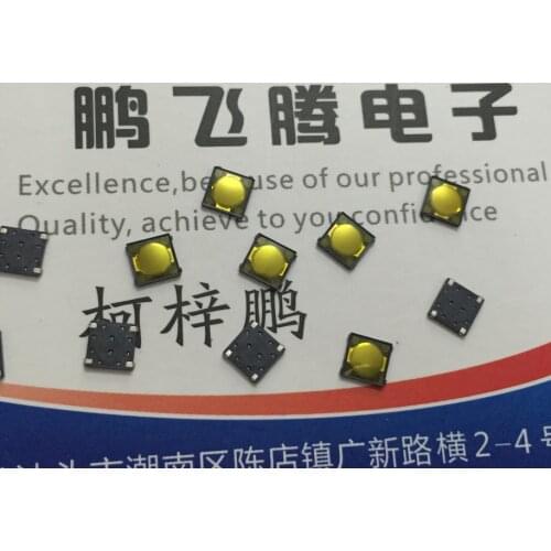 50PCS/lot Taping SMD Film Tact Switch Button Switch 4.5*4.5*0.6MM Phone Camera Button