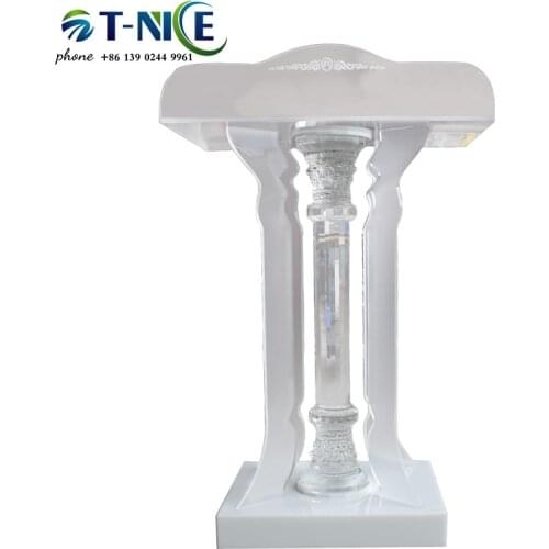 AKLIKE2021 Acrylic Crystal Column Plexiglass Pulpit Church Podium Rostrum Interior Glass Pillars Supports Columns Religion Jesus
