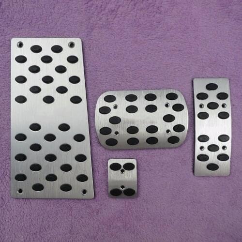 DEE Car Accessory For Toyota Highlander New Camry AT Auto Accelerator Brake Footrest Pedal Pedales Stickers Styling Plates Pad