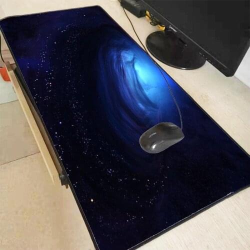 Space Blue Dakr Large Gaming Mousepad Anti-slip Mause Pad Office Desk Mat Big Computer Mouse Mat Game Keyboard Pad