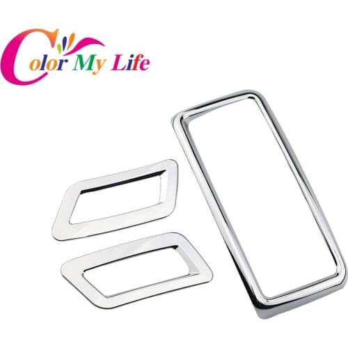 Color My Life ABS Chrome Air Conditioning Vent Cover Trim Sticker for Nissan X-TRAIL Xtrail Rogue T32 2014 - 2020 Parts