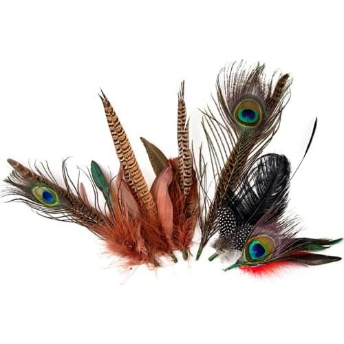 Feather Flowers/Clip Headdress Accessory / Hats with Feathers / Floral 1Piece Wedding / Special Occasion / Horse Race Headpiece