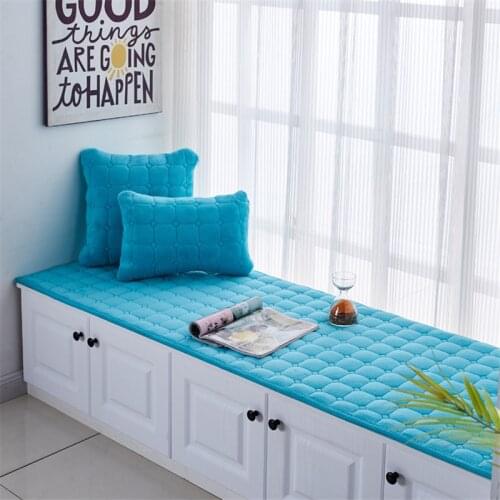 Simple Style Bedroom Rug Anti-slip Coral Velvet Bay Window Area Rugs Solid Color Plaid Memory Foam Door Mat Living Room Carpet