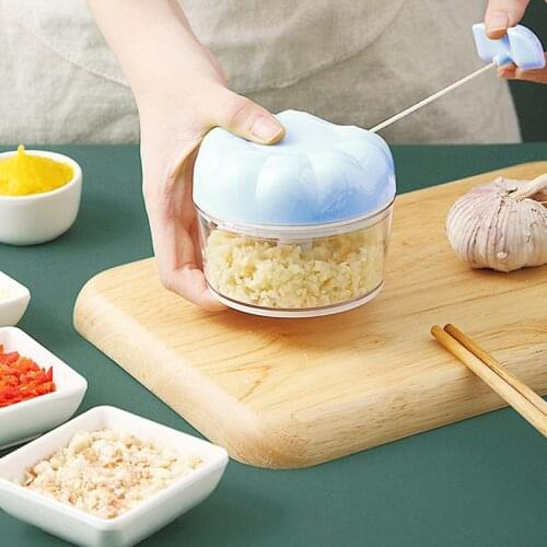 QDRR Multifunctional Garlic Press Manual Ginger Garlic Crusher Chopper For Meat Fruit Vegetable Cutter Kitchen Accessories