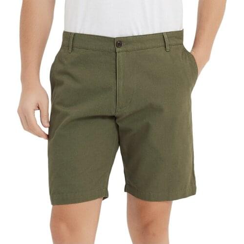 100% Cotton Mens Shorts Casual Classic Fashion Fit Comfy Chino Golf Short US Size