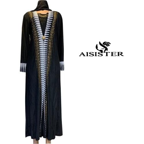 New Model Abaya Dubai Africa Dress For Women Turkey Long Caftan Marocain Kimono Femme Arabi Islam Clothes Muslim Robe Free ship