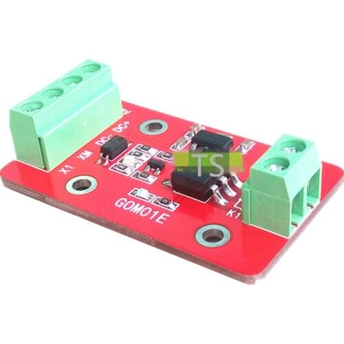 GOM01E 1 channel solid state relay module high or low level trigger 60V 3A optocoupler isolated output/level conversion