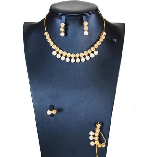 LAN PALACE new 5A cubic zirconia Necklace/Earrings/Bracelet/ring 4PS jewelry sets for birthday party wedding free shipping