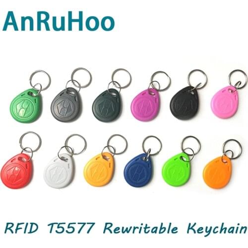 50pcs T5577 Rewriteable Smart Chip Key 125khz Duplicator Clone Badge Em4305 Copier Copy Token Rfid Changeable Tag Sticker