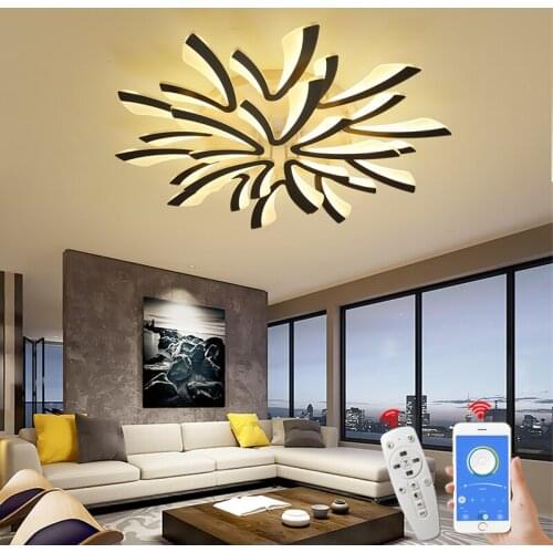 NEO Gleam Modern led Chandelier For Living Room Bedroom Study Room AC90-265V home ceiling lighting chandelier fixtures
