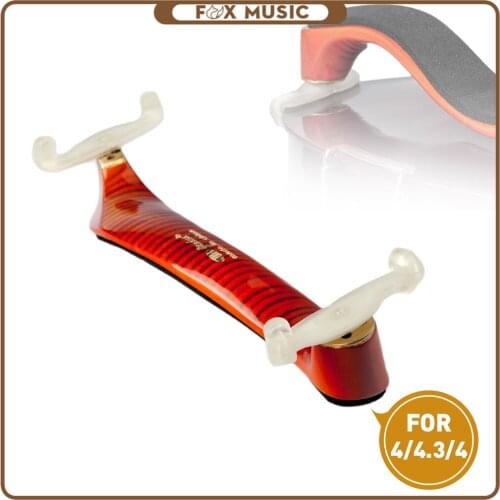 Adjustable Maple Wooden Violin Shoulder Rest Pad Support For Violin 3/4 4/4 Violin Parts& Accessories