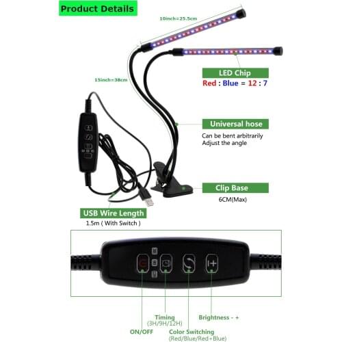 Full Spectrum Led Grow Lights Indoor Plant Phyto Lamp For Interior Garden Hydroponics Seedlings Growbox Greenhouse Tent